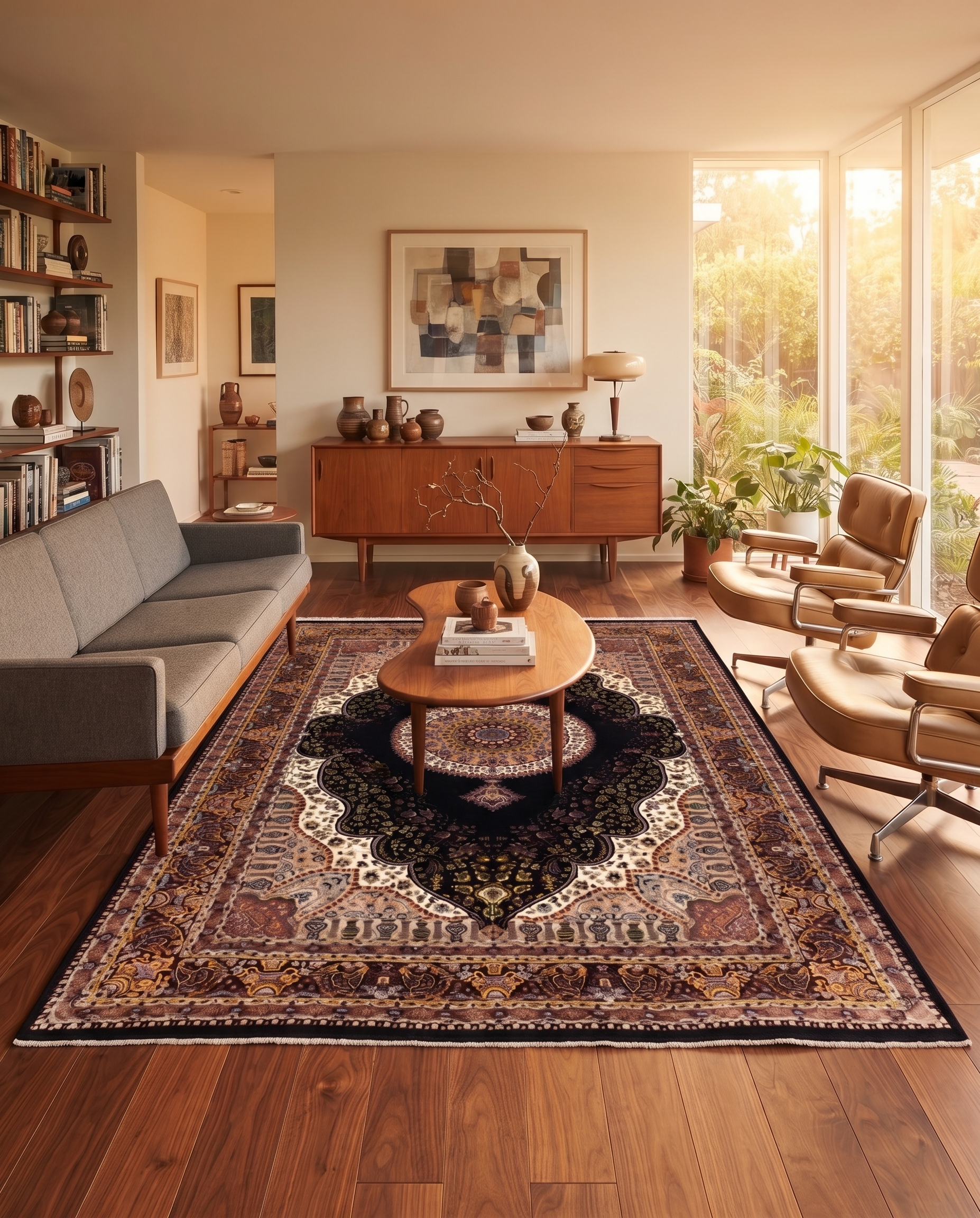 The Ebony Royal Emblem Carpet