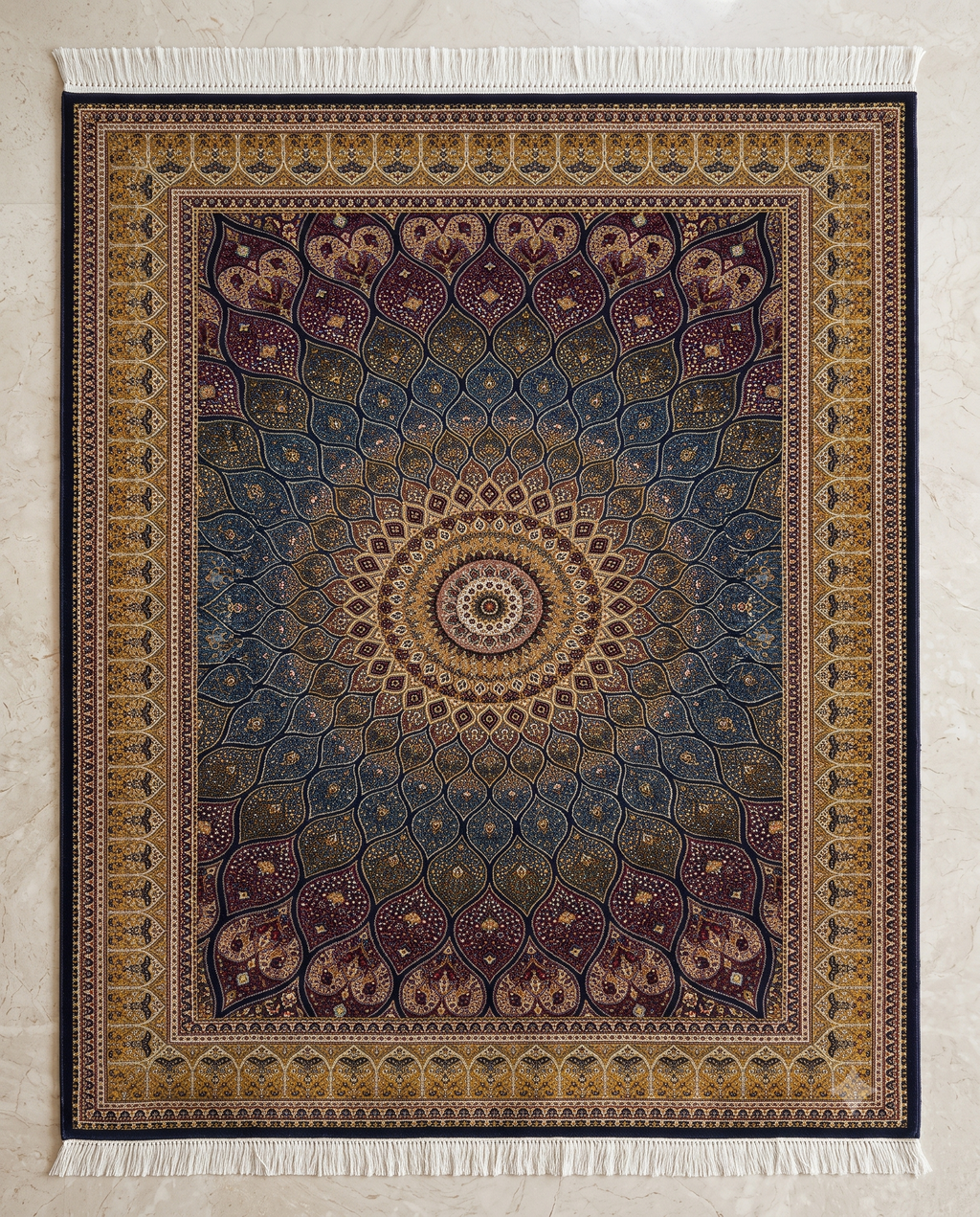 Irani Mosaic Medallion Carpet