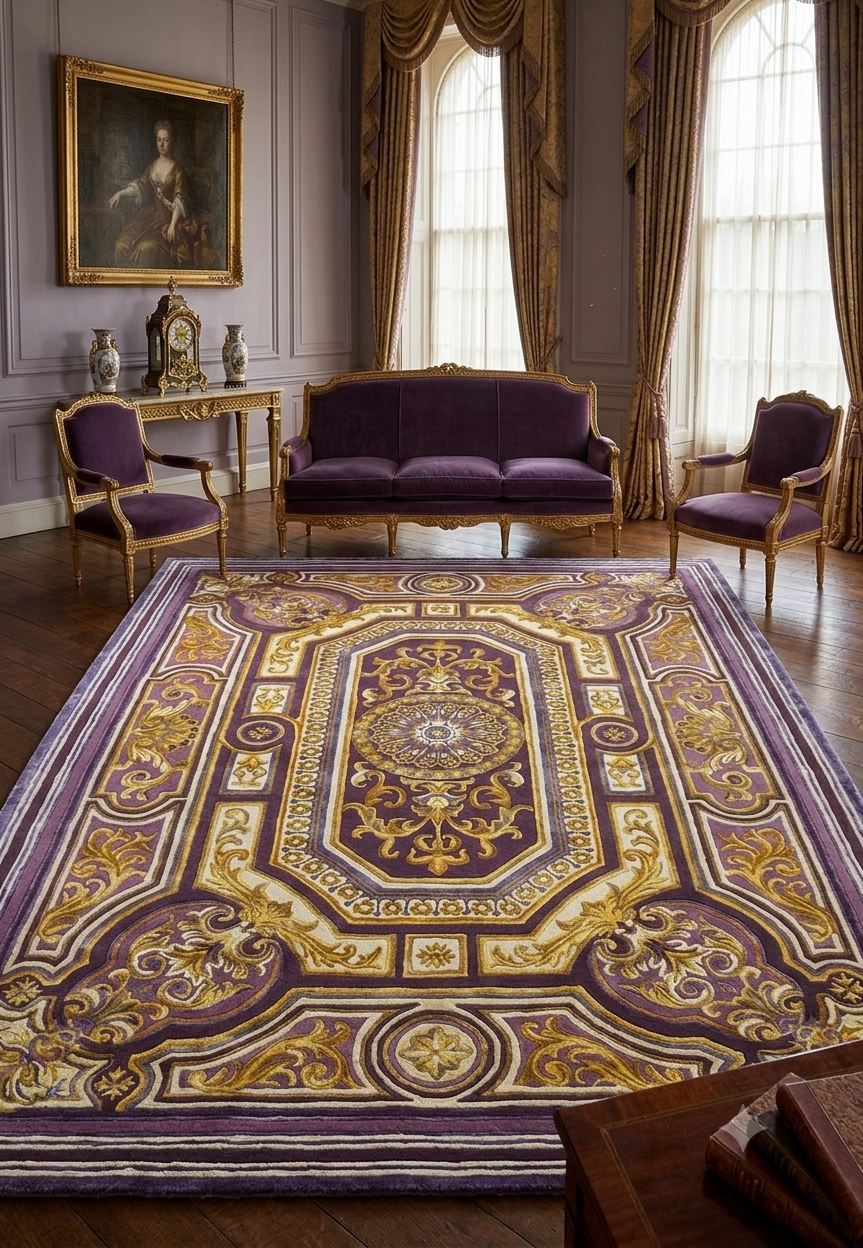 Majestic Chateau Silk Rug