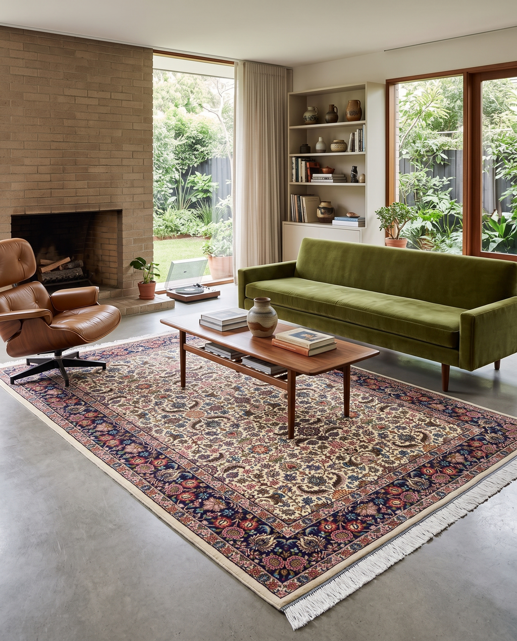 Ivory Imperial Blossom Carpet