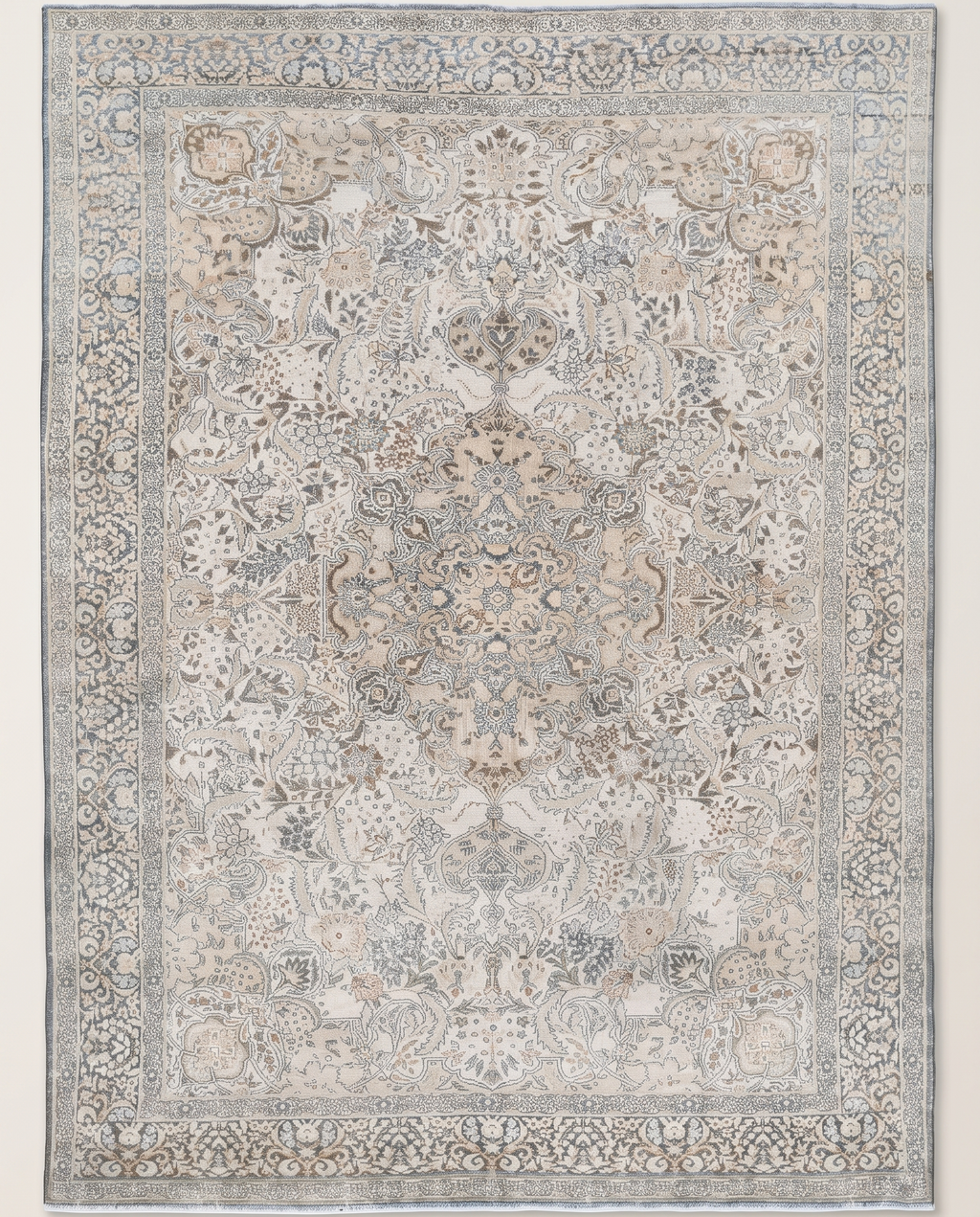 Hand-Knotted Heirloom Arabesque Wool Area Rug