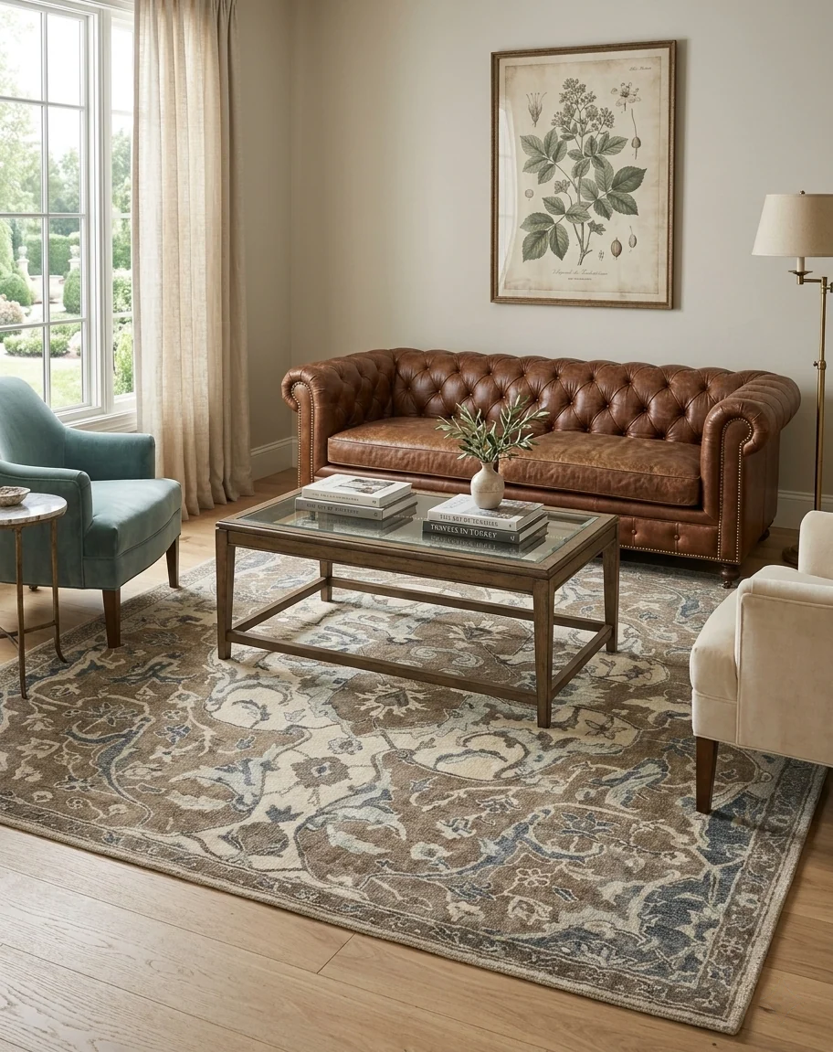 Oak Haven Traditional Wool Rug