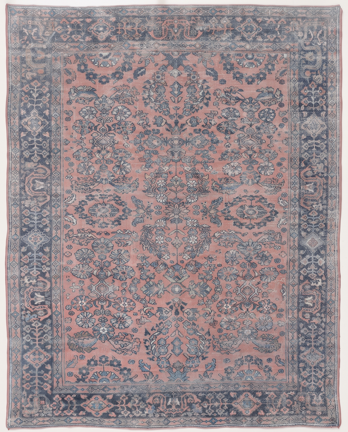 Vintage Grandeur Hand-Knotted Pure Wool Rug