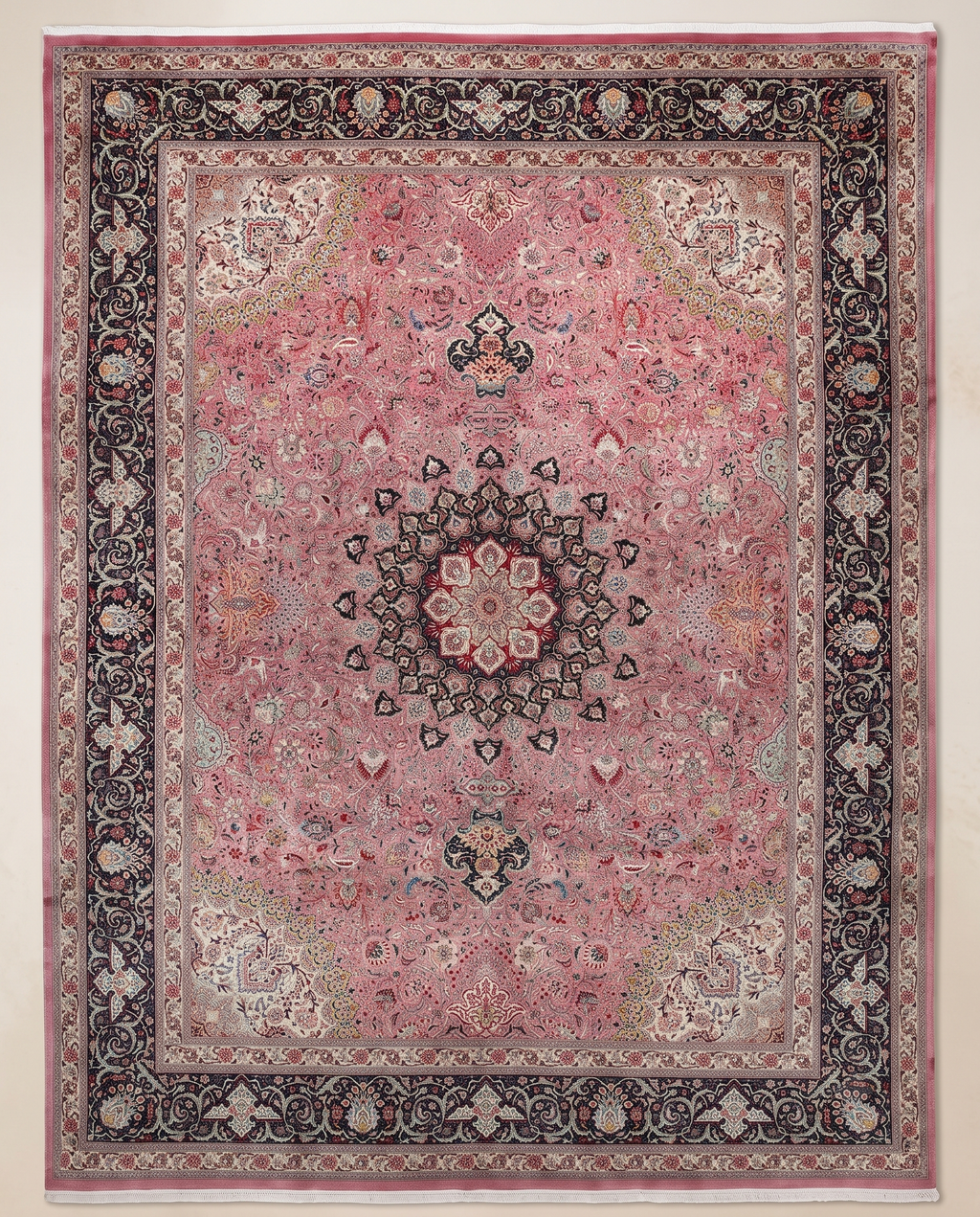The Rosewood Dynasty Hand-Knotted Heritage Arabesque Rug