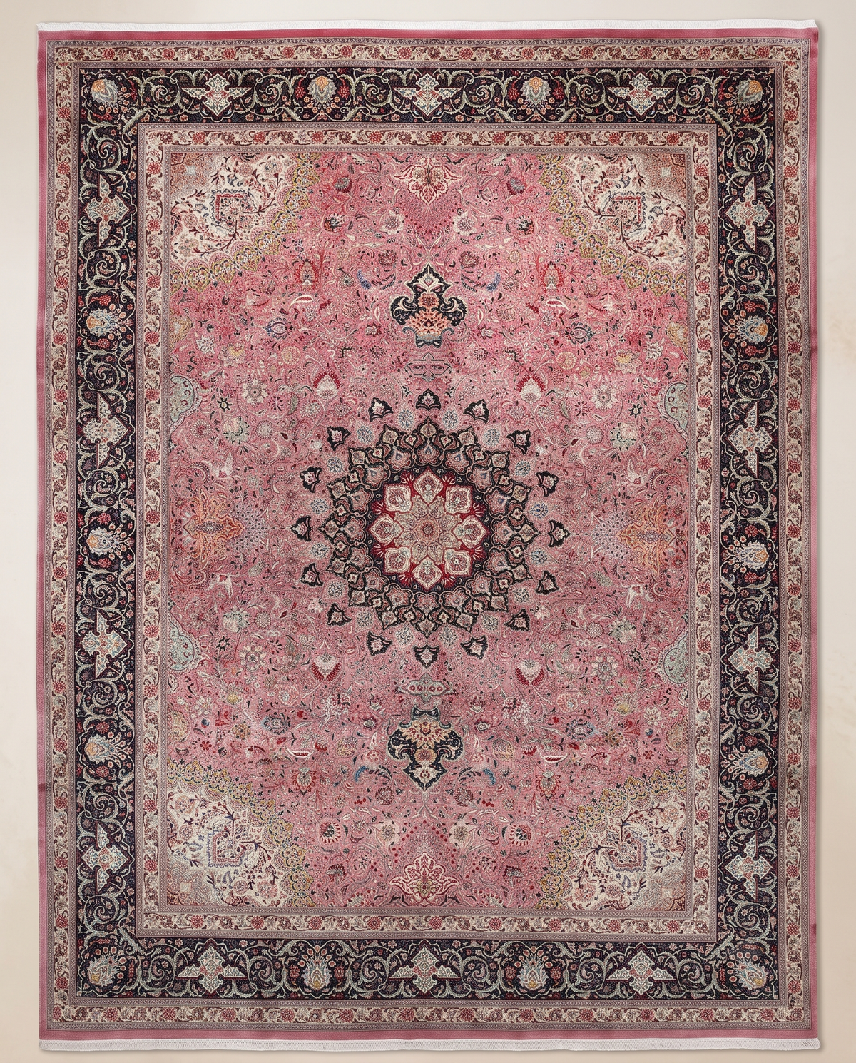 The Rosewood Dynasty Hand-Knotted Heritage Arabesque Rug