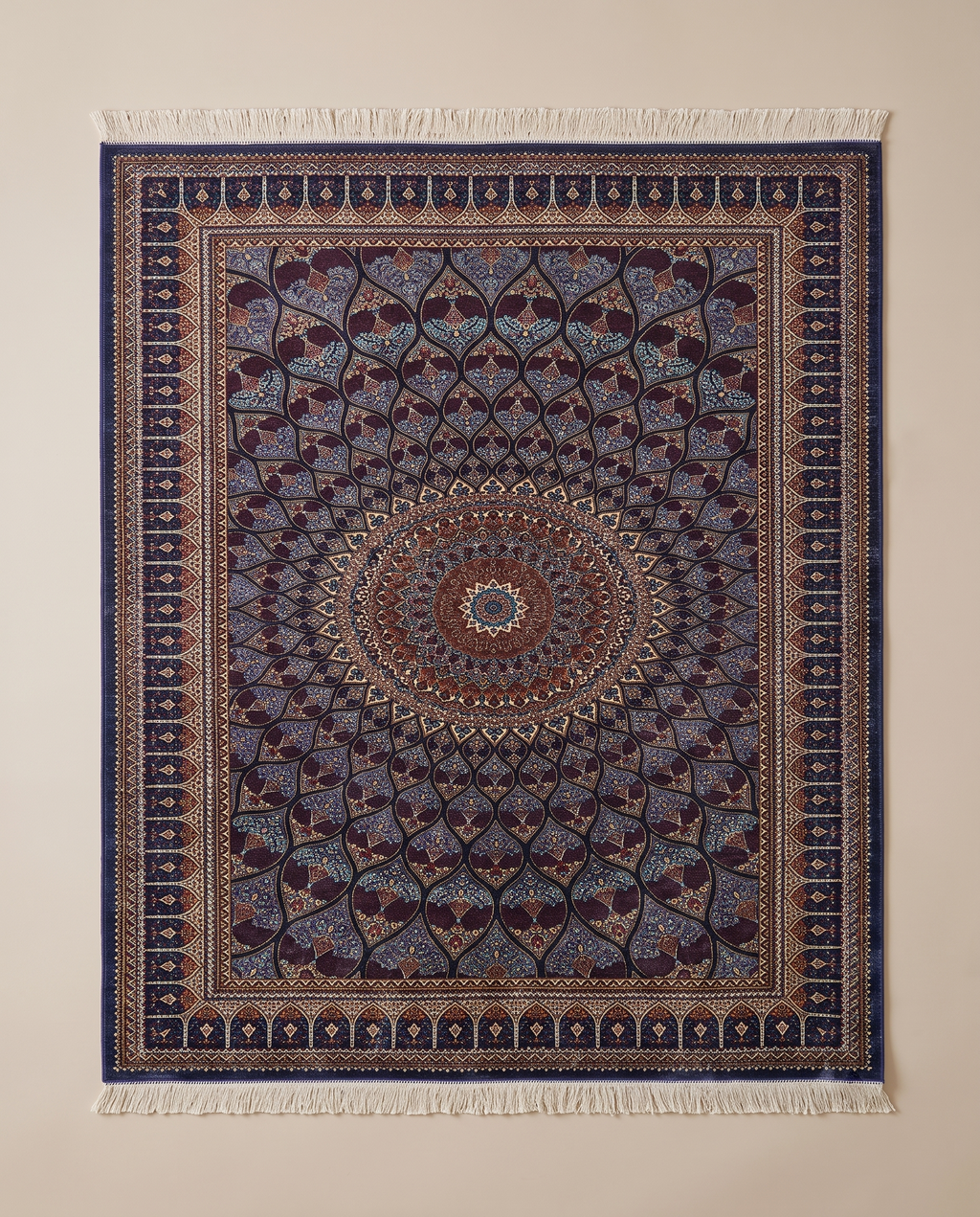 Regal Wine Starburst Carpet