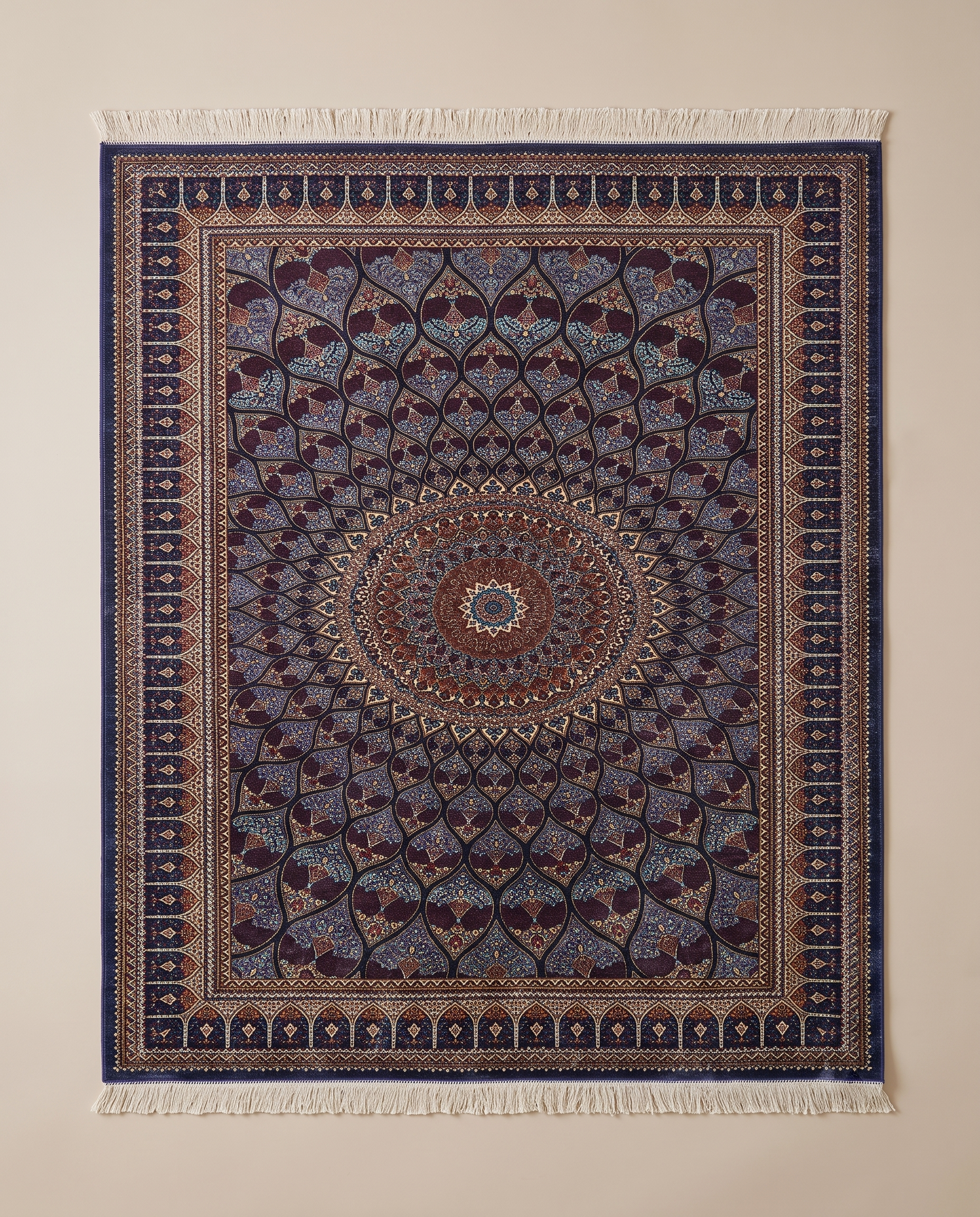 Regal Wine Starburst Carpet