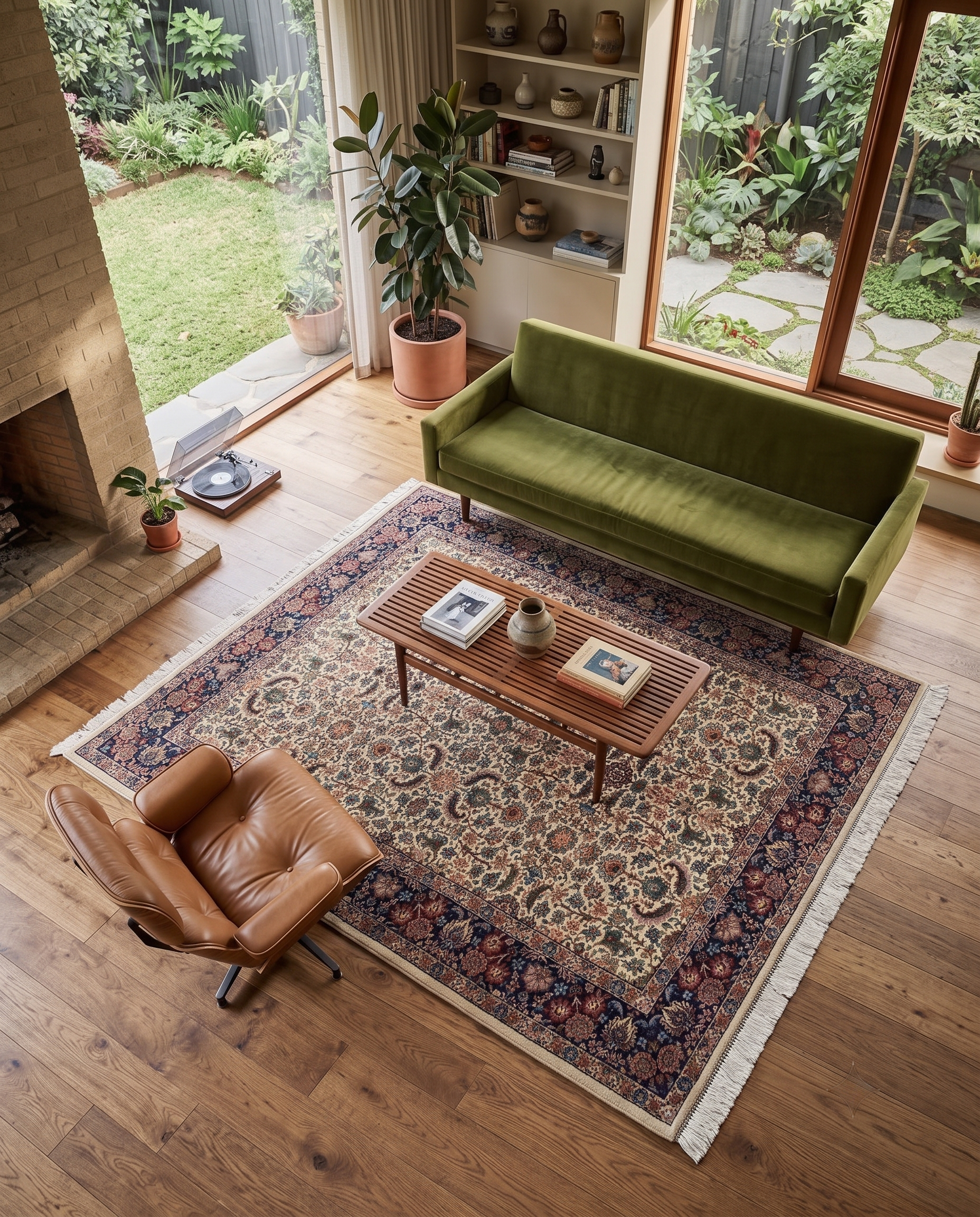 Ivory Imperial Blossom Carpet