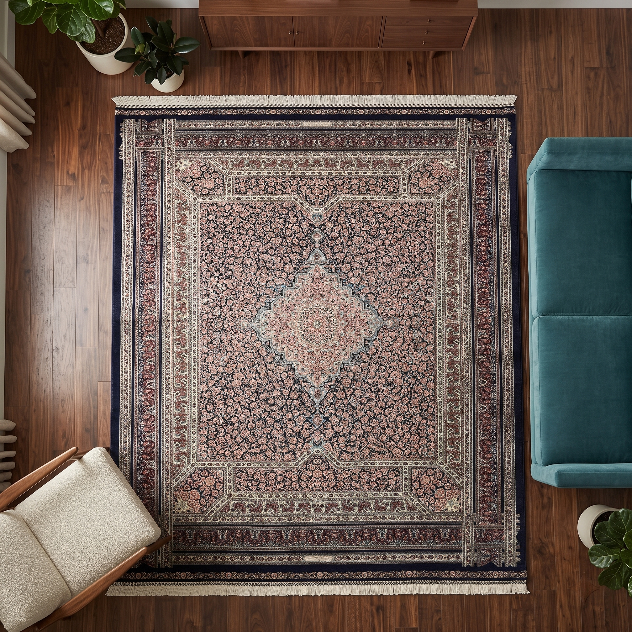 Majestic Irani Rose Palace Carpet