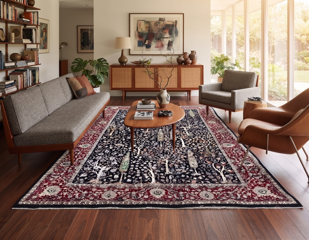 The Midnight Cypress Paradise Carpet