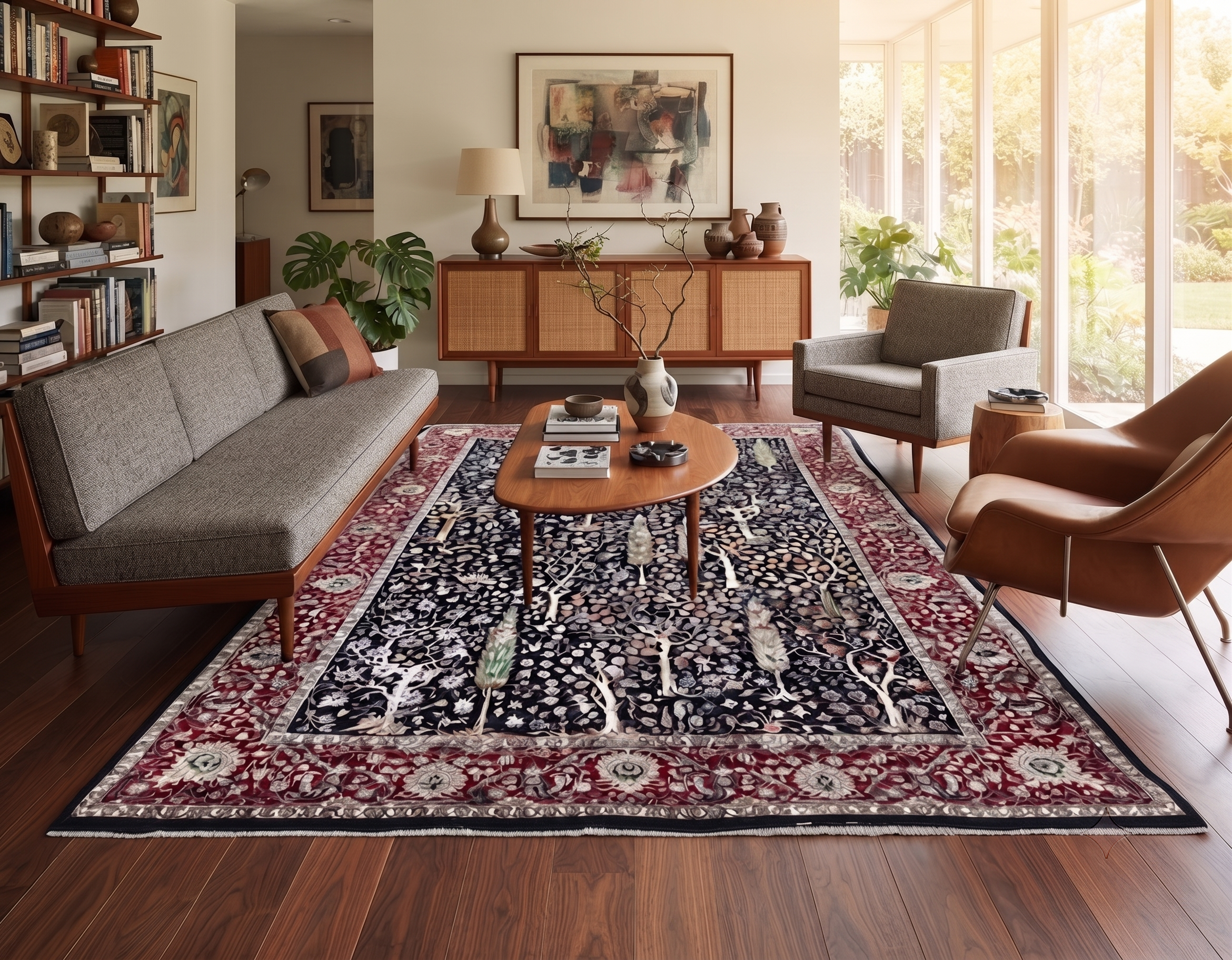 The Midnight Cypress Paradise Carpet