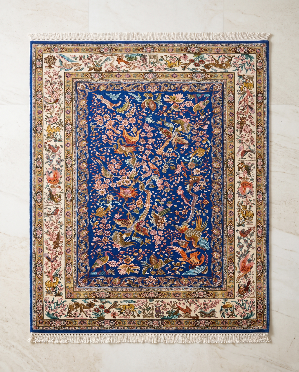 The Royal Peacock Garden Carpet
