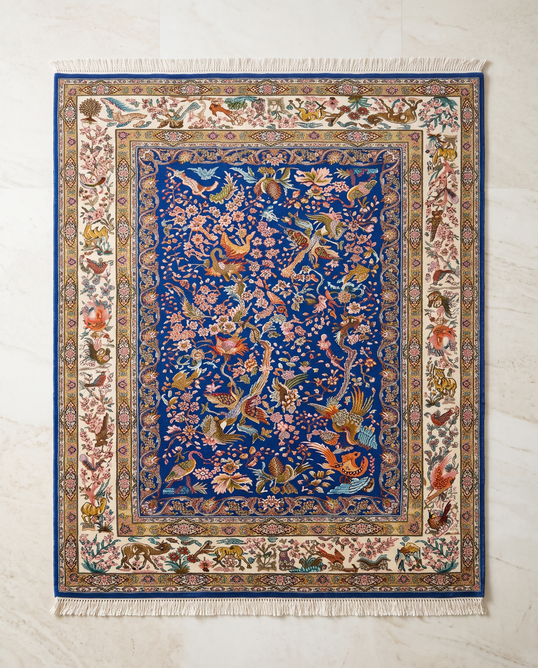 The Royal Peacock Garden Carpet