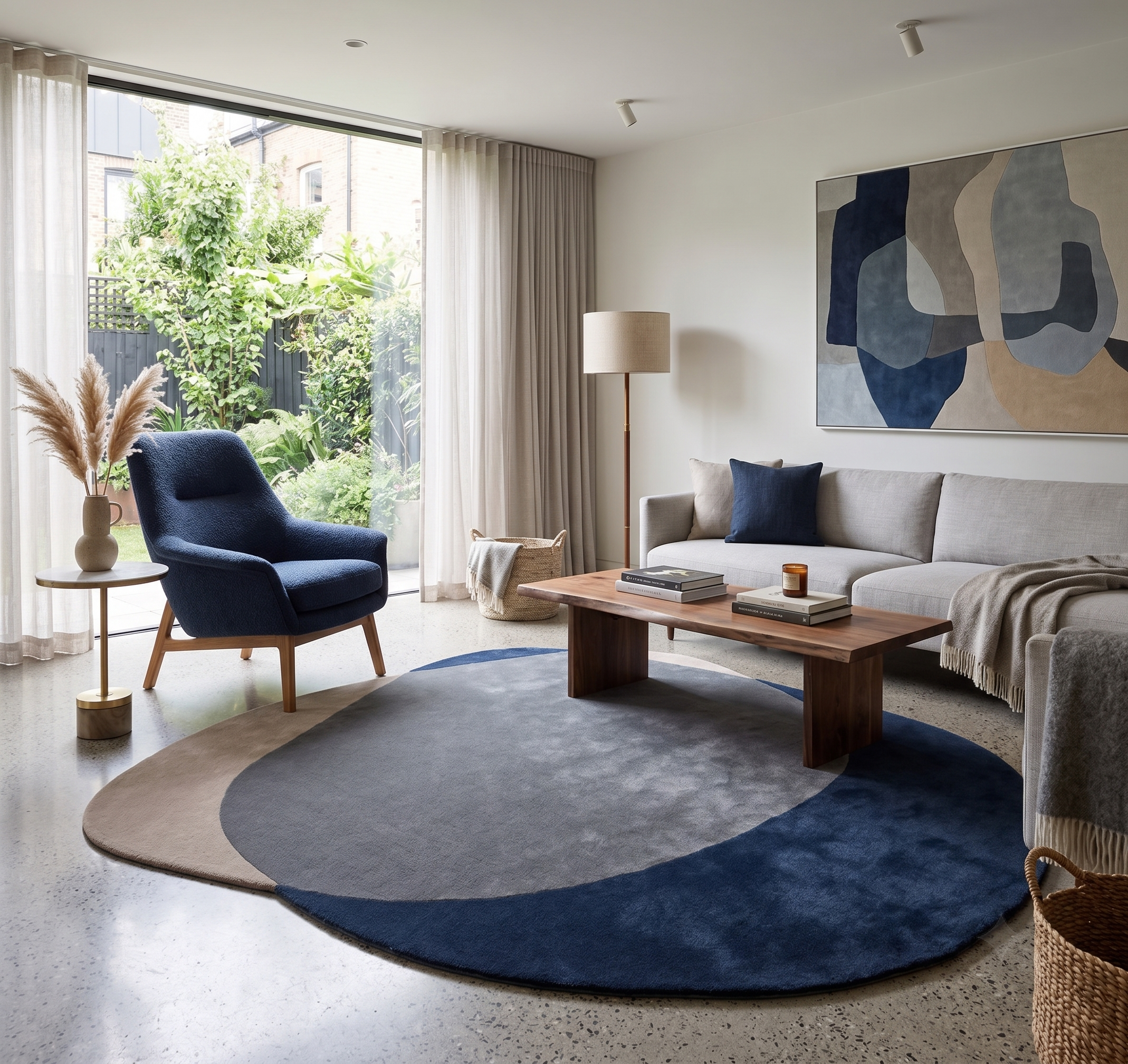 Stone Fusion Wool Rug