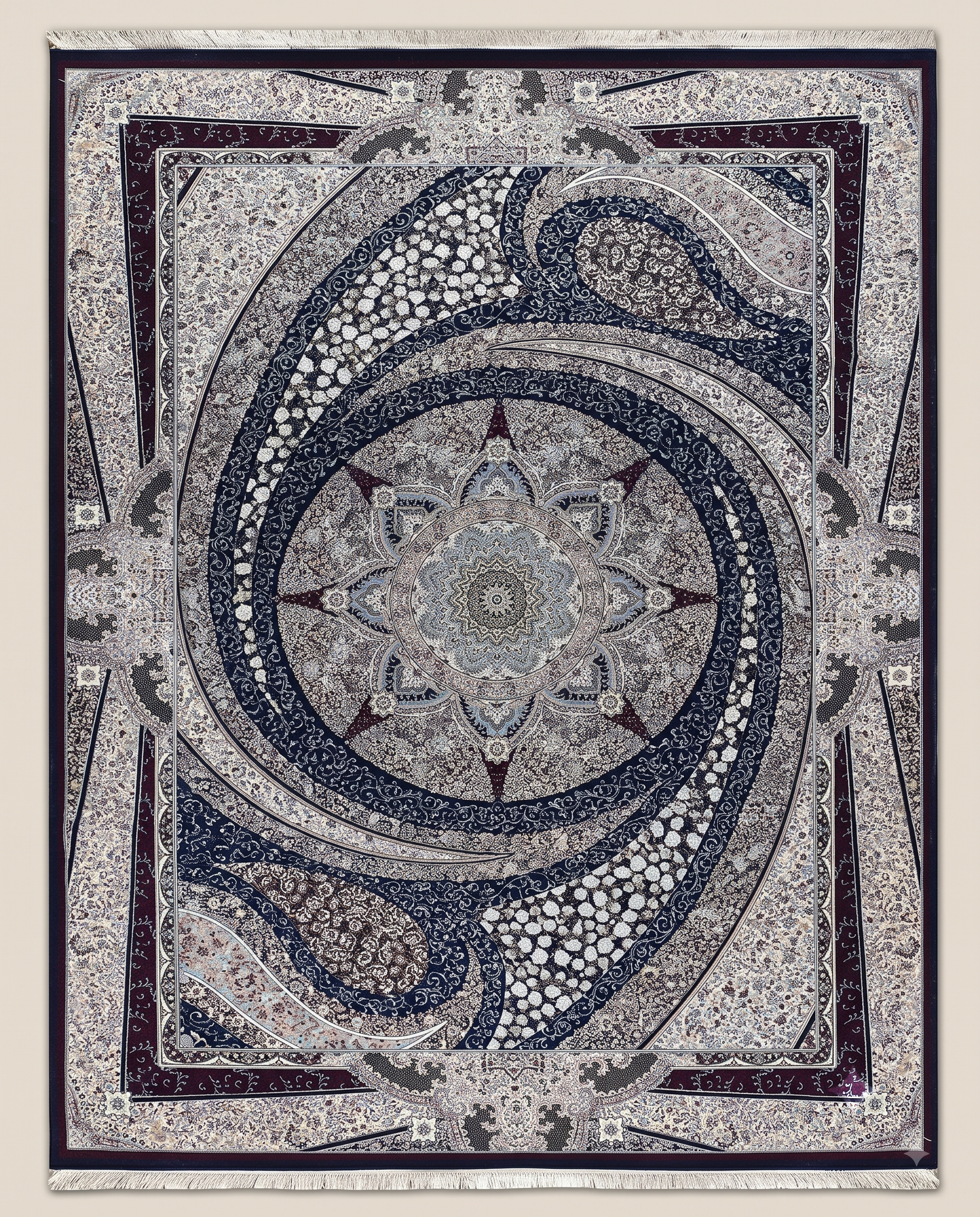 Modern Irani Carpet for Living Room with Elegant Pattern Design