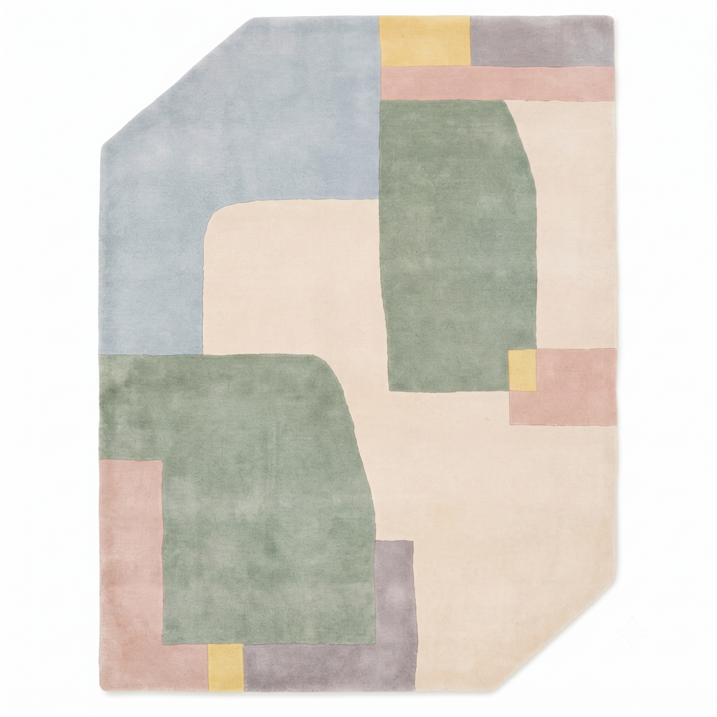 Pastel Vista Wool Rug