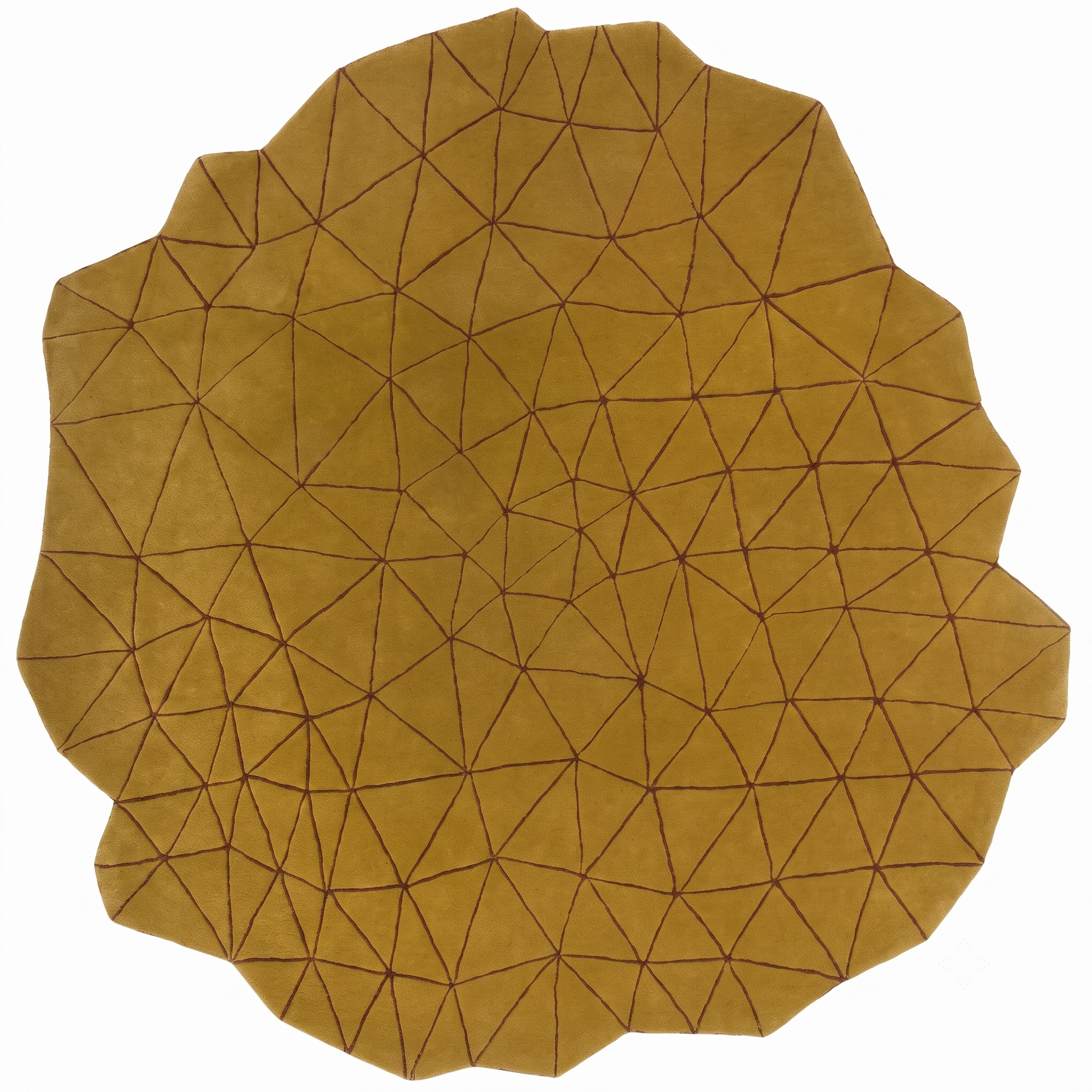 Honeycomb Facet Wool Rug