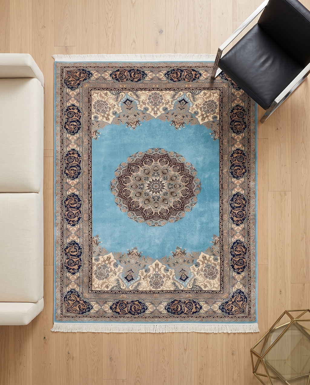 Celestial Irani Azure Palace Rug