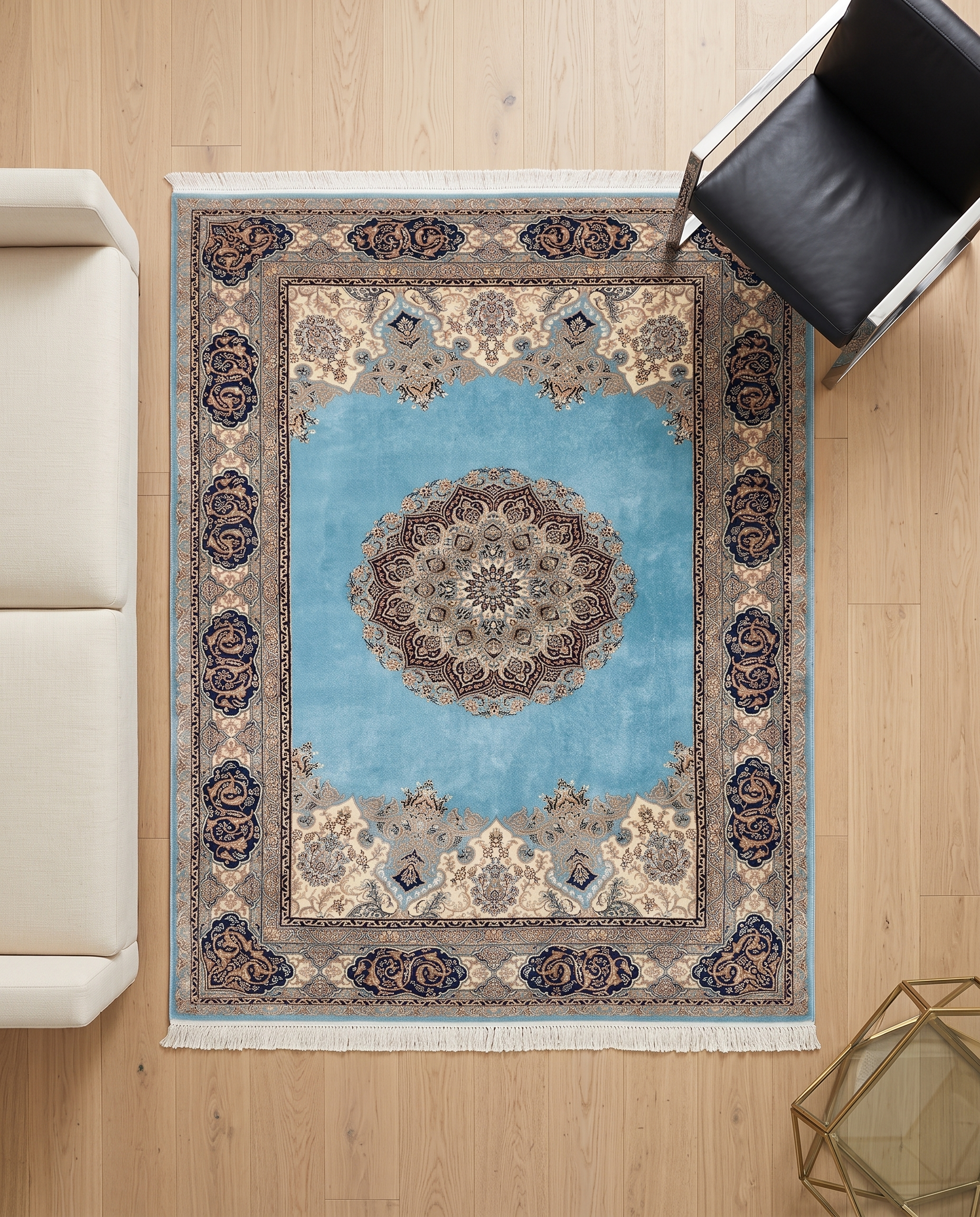 Celestial Irani Azure Palace Rug