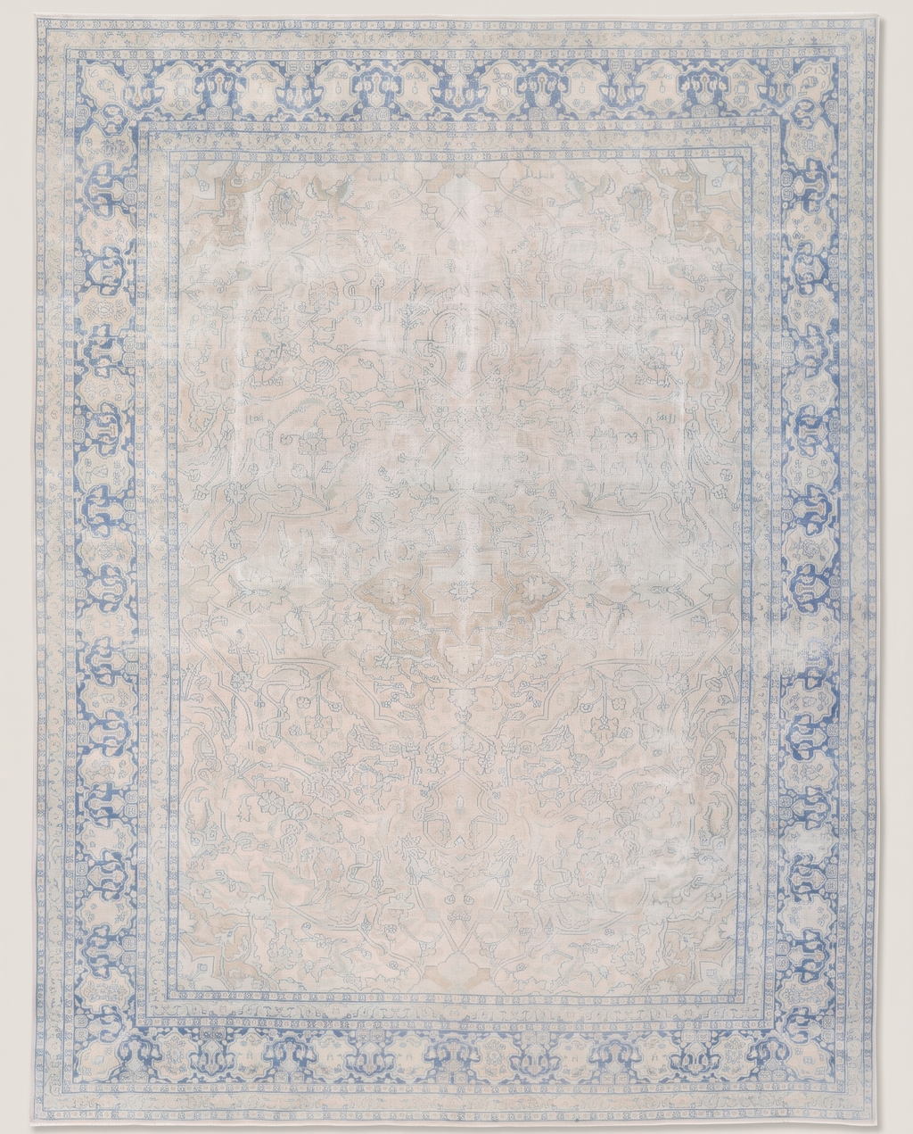 Hand-Knotted Tabriz Wool Persian Rug