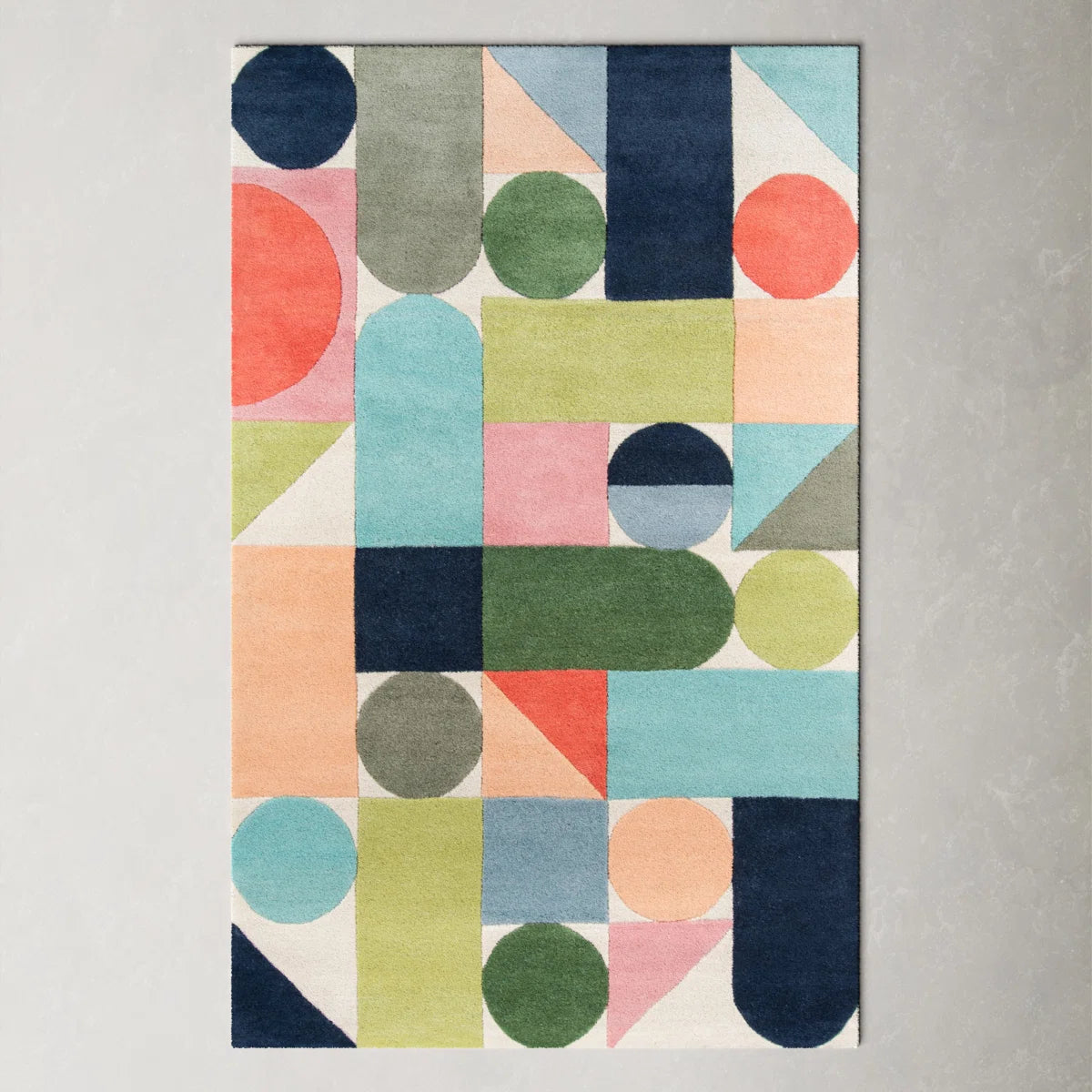 Playhouse Geometry Wool Rug