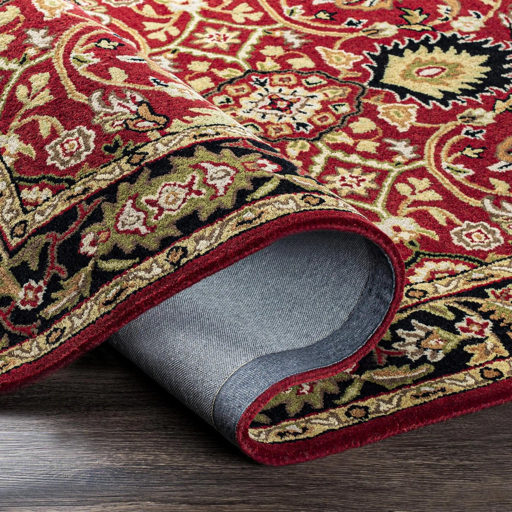 Deep Red Traditional Oriental Rug
