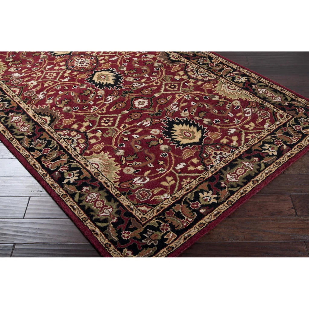 Deep Red Traditional Oriental Rug
