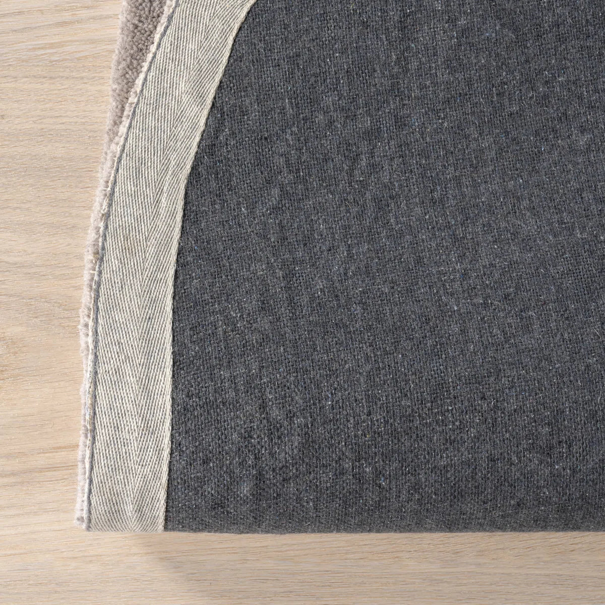 Muted Grey & Beige Colorblock Rug