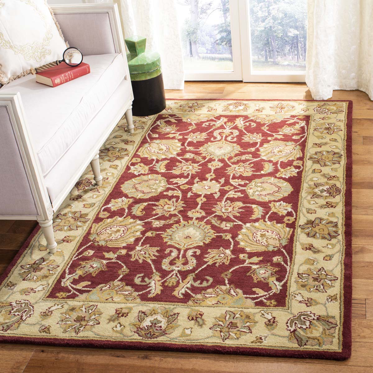 Classic Floral Border Carpet