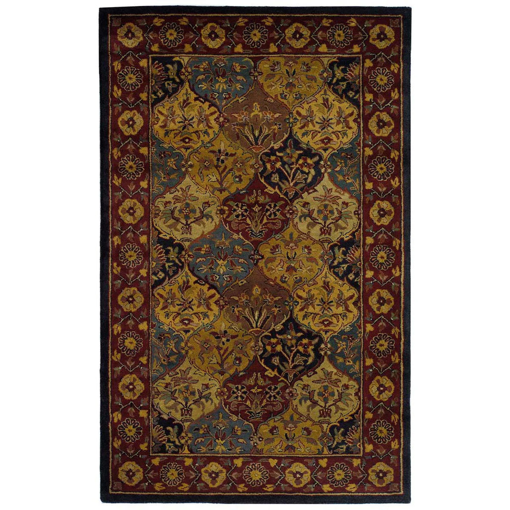 Classic Oriental Floral Border Area Rug