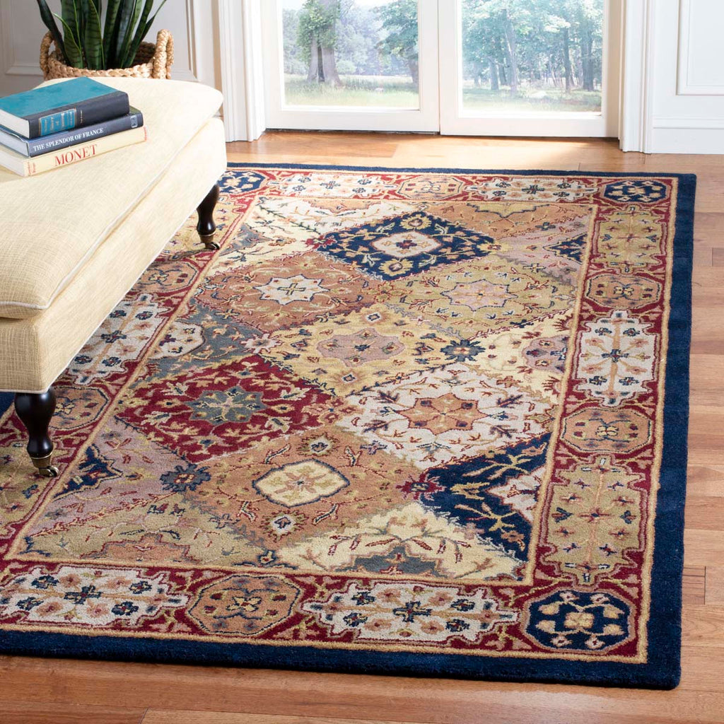 Traditional Floral Mosaic Carpet