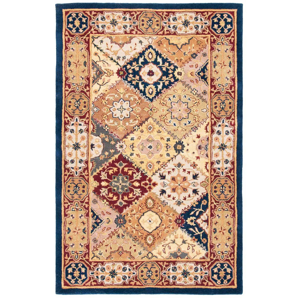 Traditional Floral Mosaic Carpet