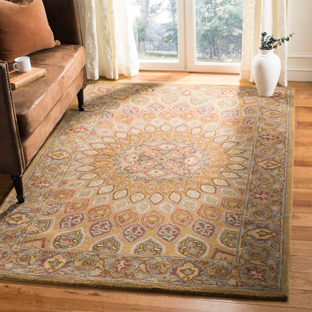 Earth Tone Mandala Hand Tufted Carpet