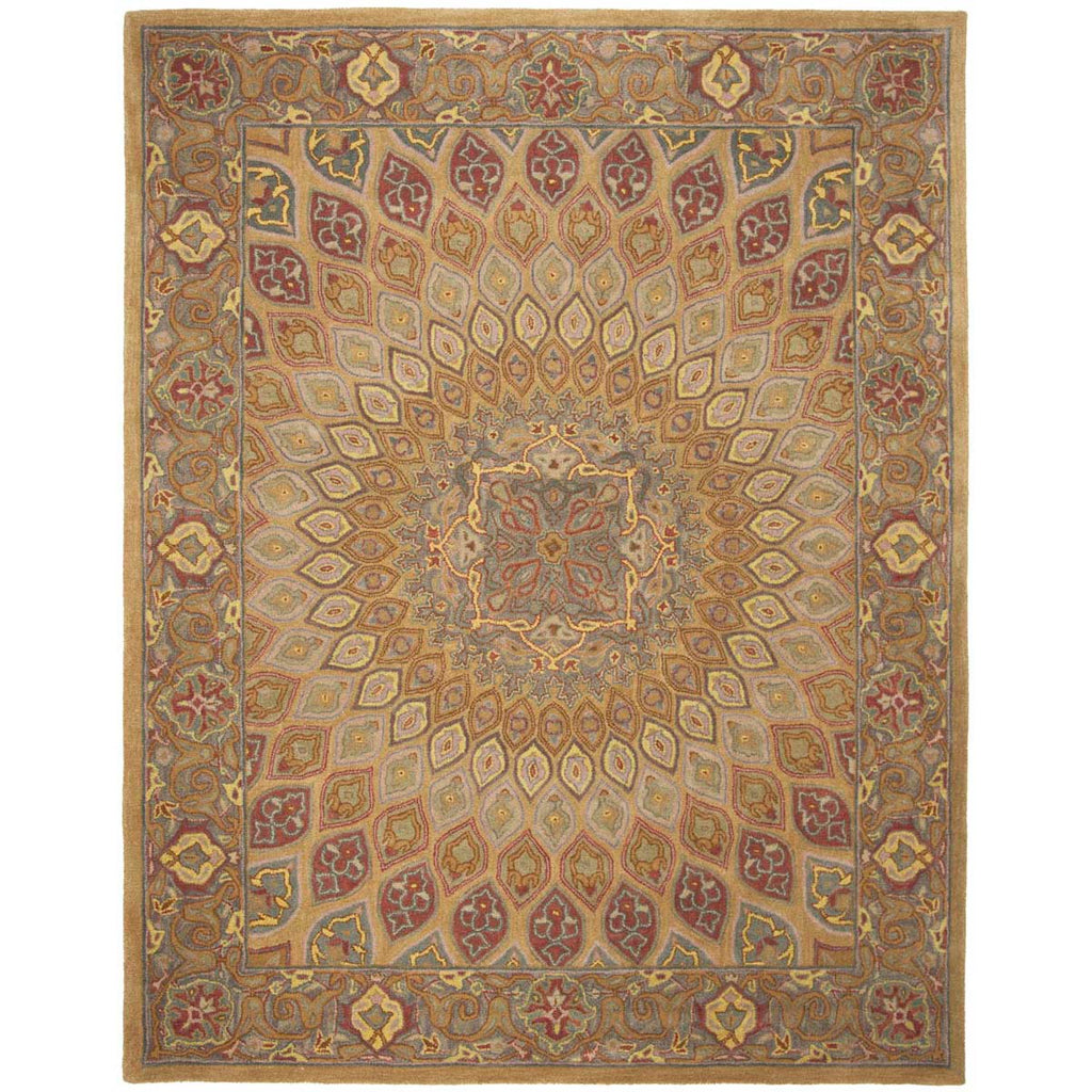 Earth Tone Mandala Hand Tufted Carpet