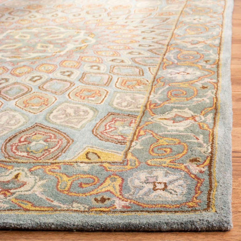 Peacock Feather Medallion Hand Tufted Carpet