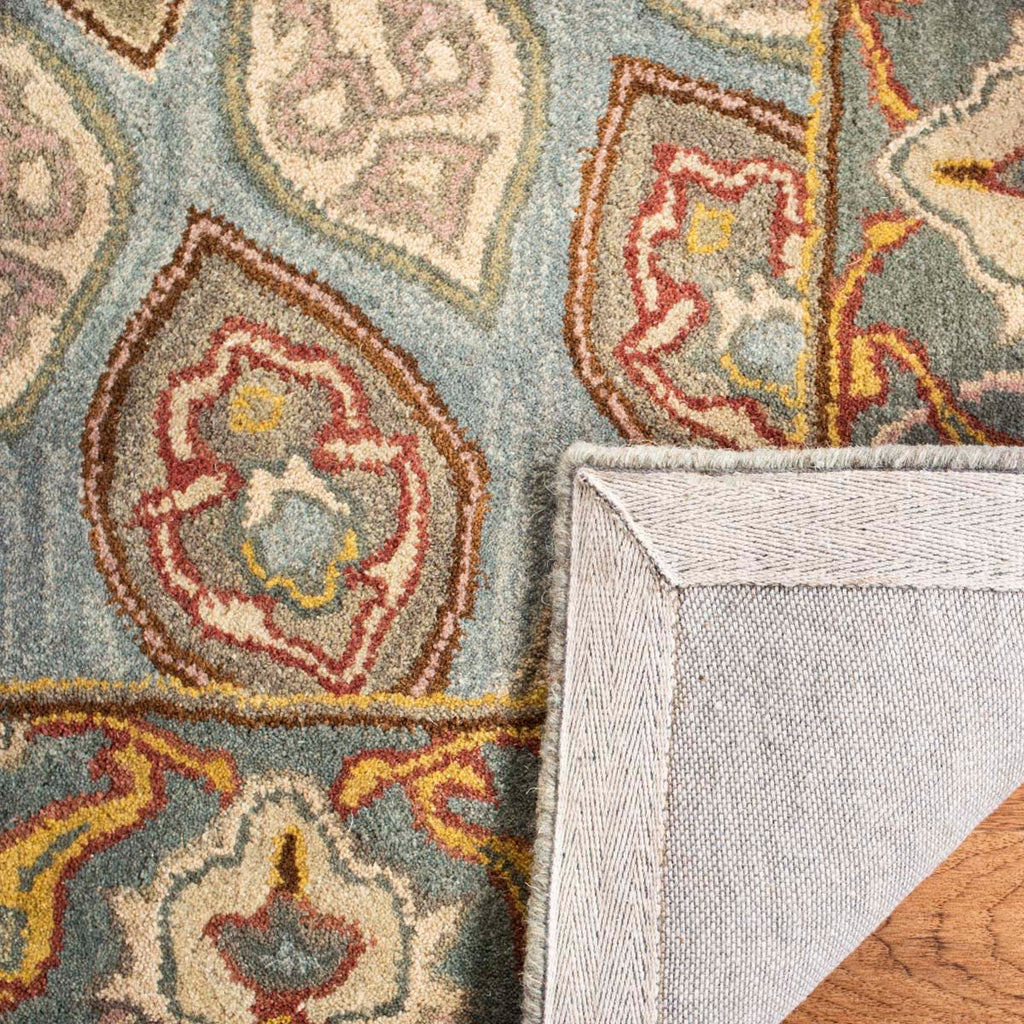 Peacock Feather Medallion Hand Tufted Carpet