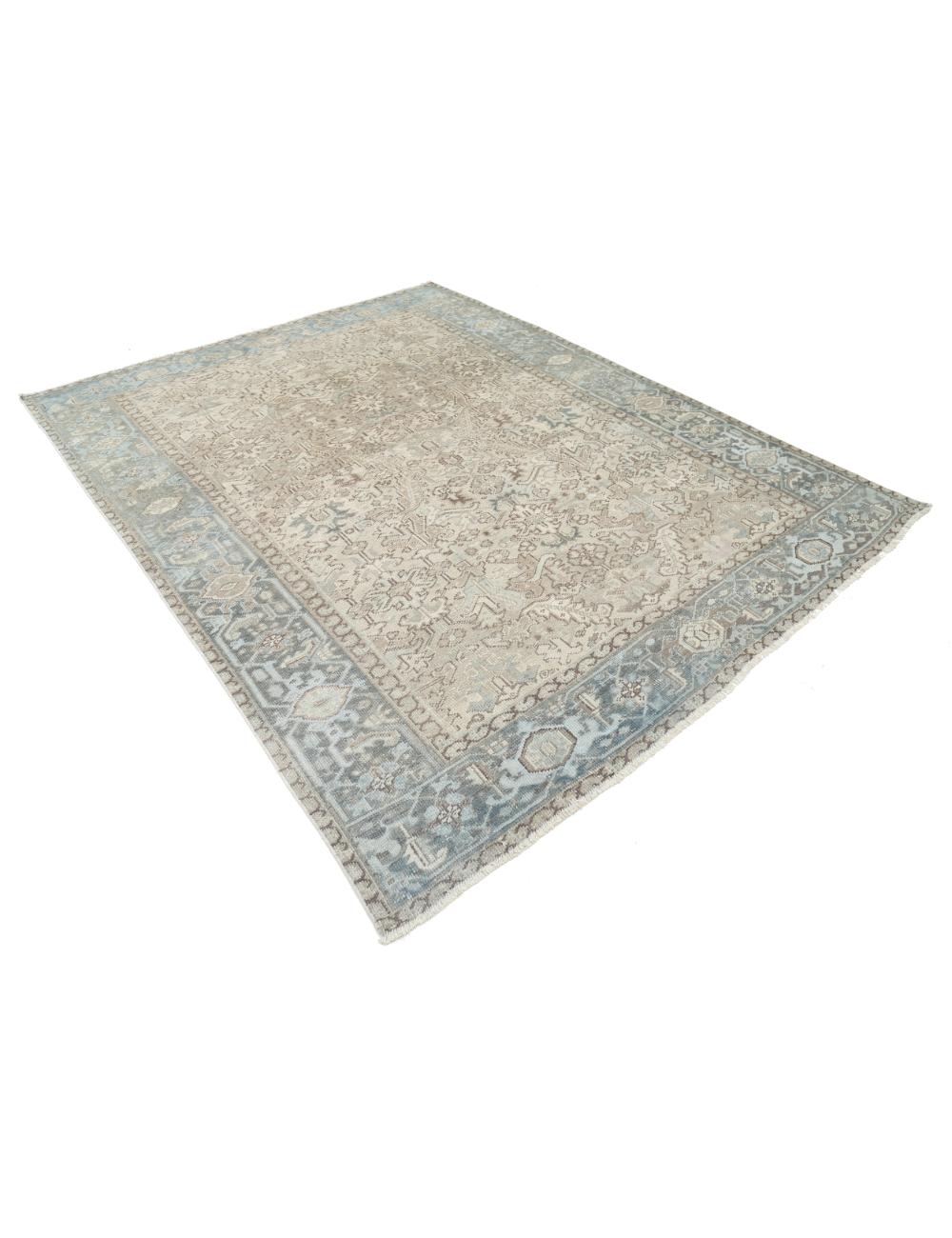 Hand-Knotted Heirloom Serapi Wool Rug