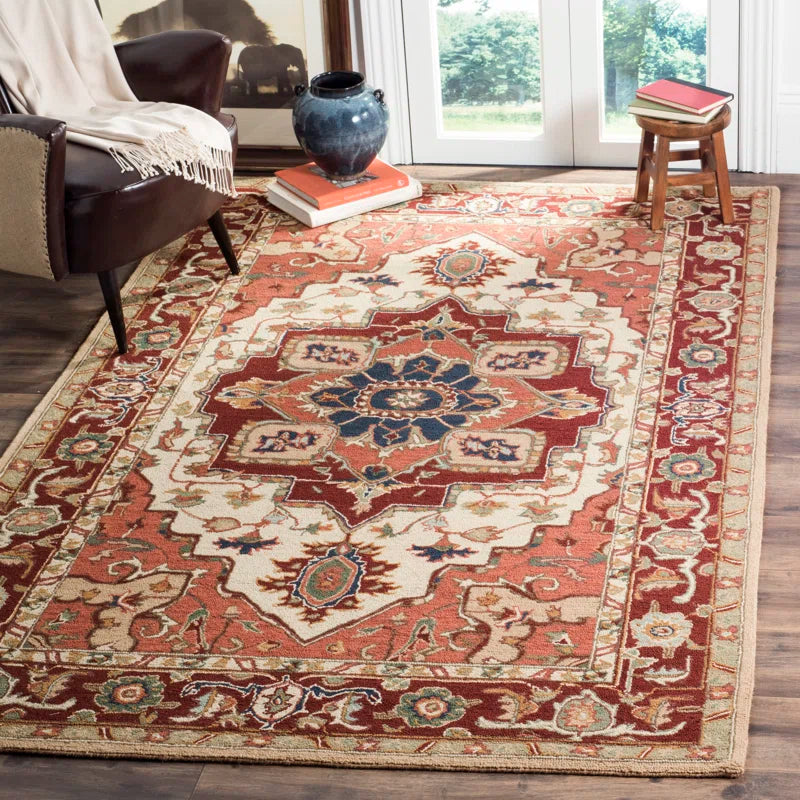 Luxury Baby Pink Wool Rug
