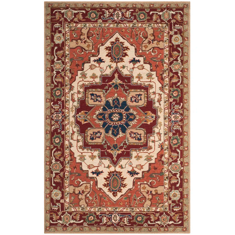Luxury Baby Pink Wool Rug
