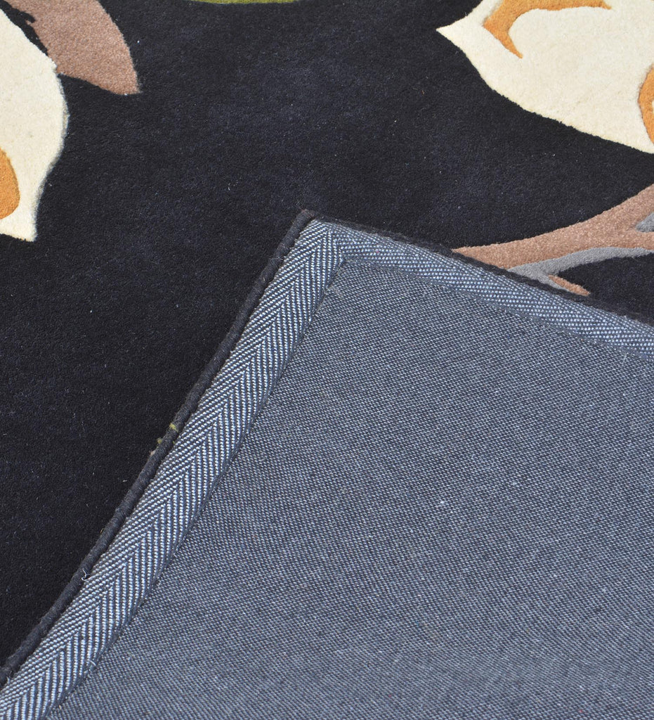 Luxury Magnolia Floral Wool Rug