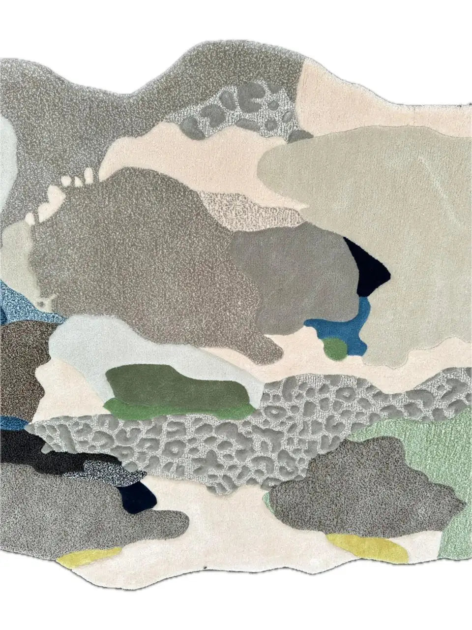 Organic Neutral Flow Premium Designer Rug