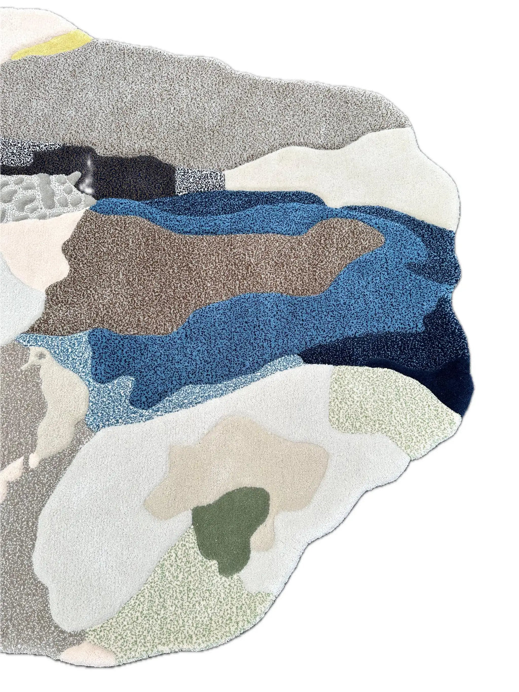 Organic Neutral Flow Premium Designer Rug