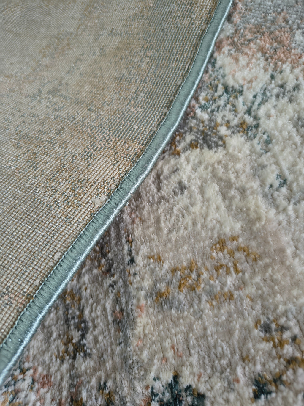 Modern Abstract Distressed Area Rug