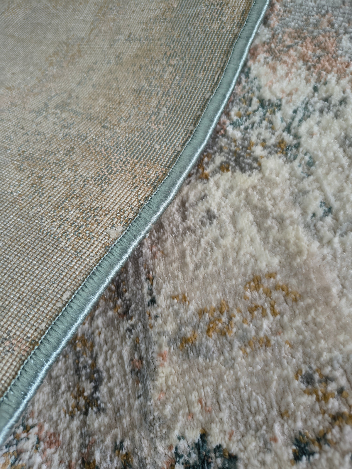 Modern Abstract Distressed Area Rug