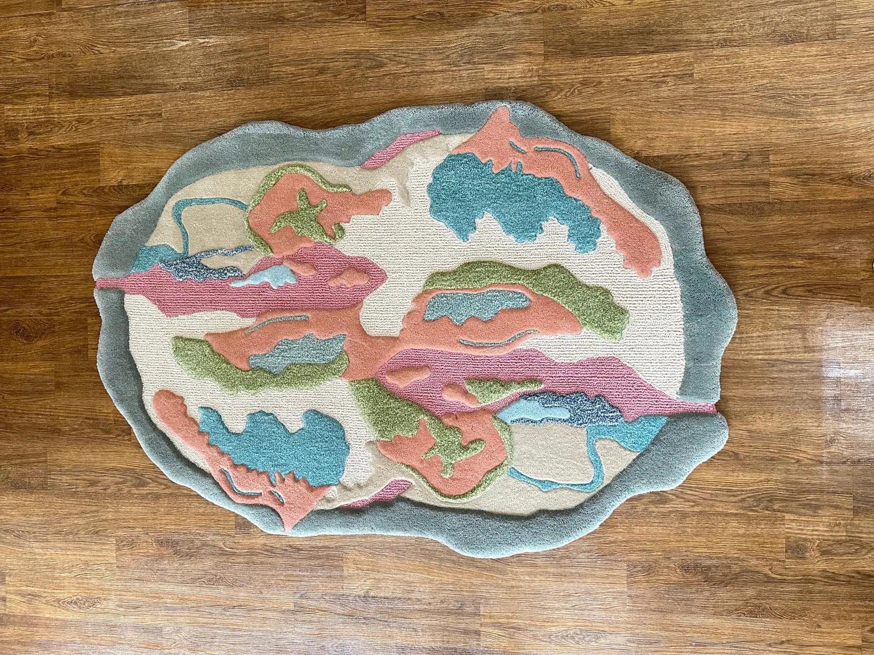 Artistic Landscape Multicolor High-End Area Carpet