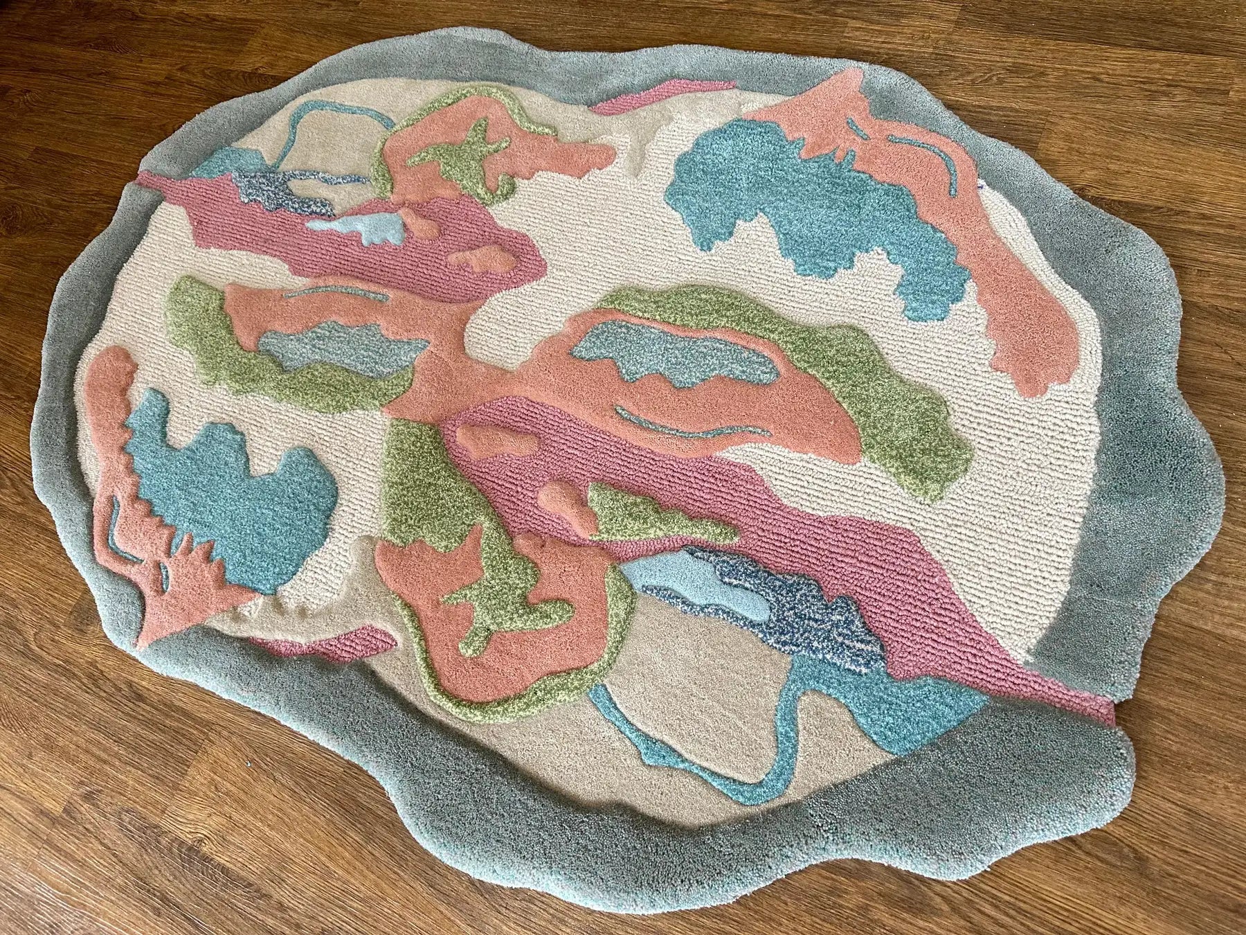 Artistic Landscape Multicolor High-End Area Carpet
