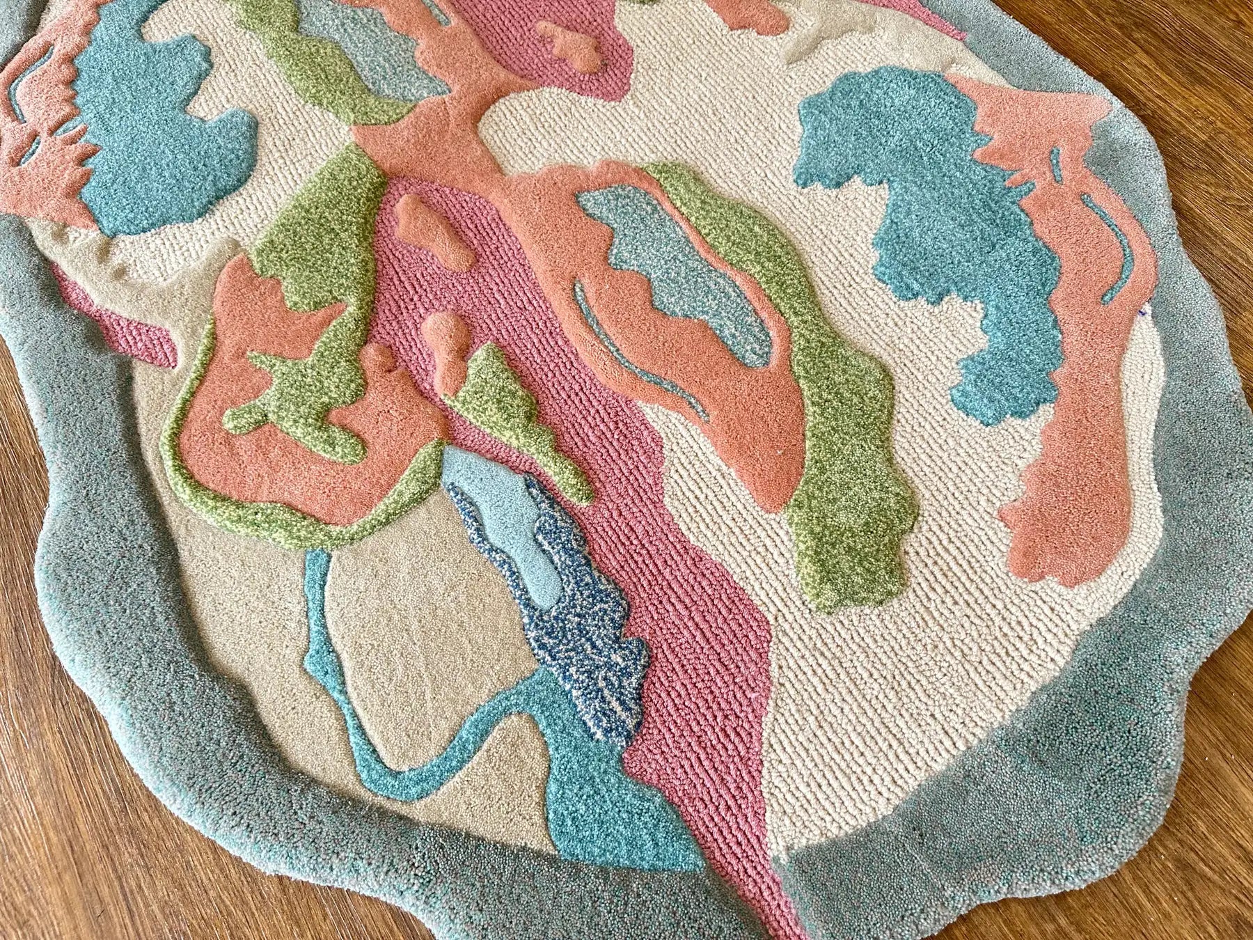 Artistic Landscape Multicolor High-End Area Carpet