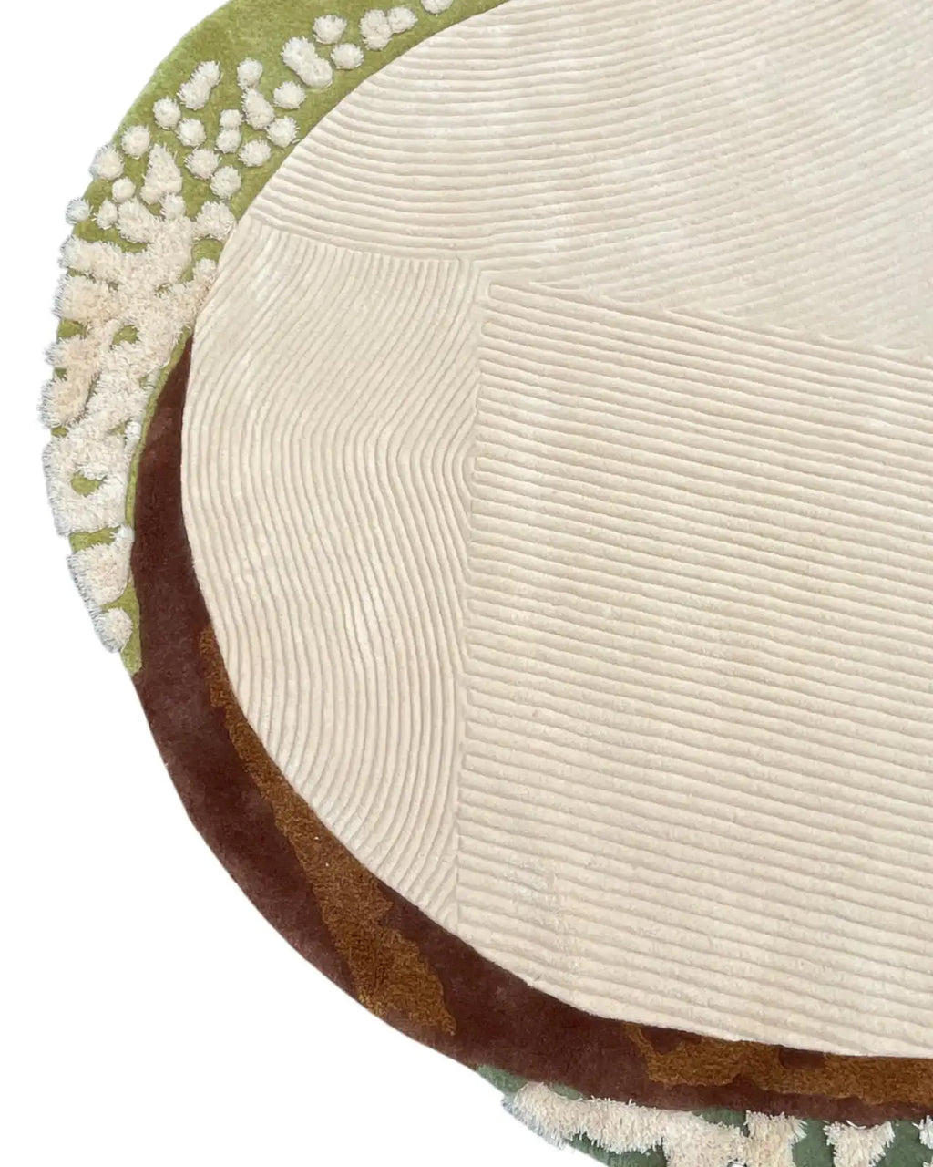 Irregular Organic Halo Minimal Rug