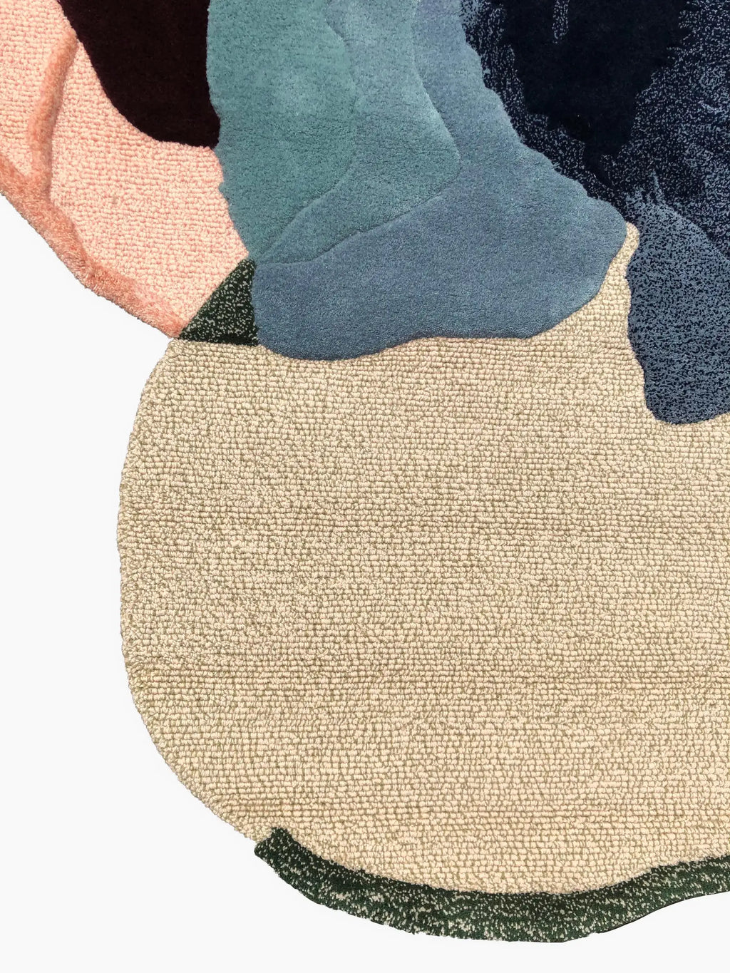 Irregular Dynamic Form Bold Modern Artistic Carpet