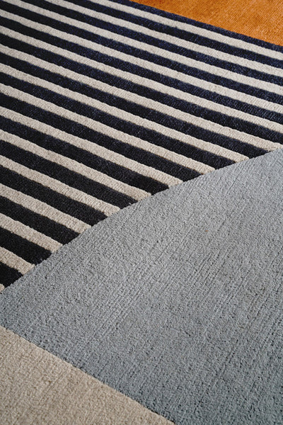 Contemporary Geometric Wool Rug